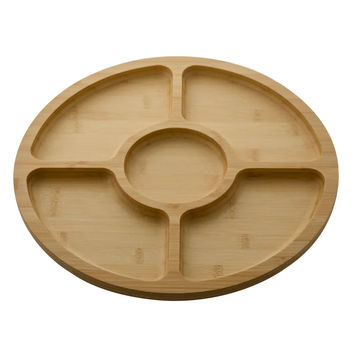 Farberware Build a Board - Round Divided Serving Board With Lid