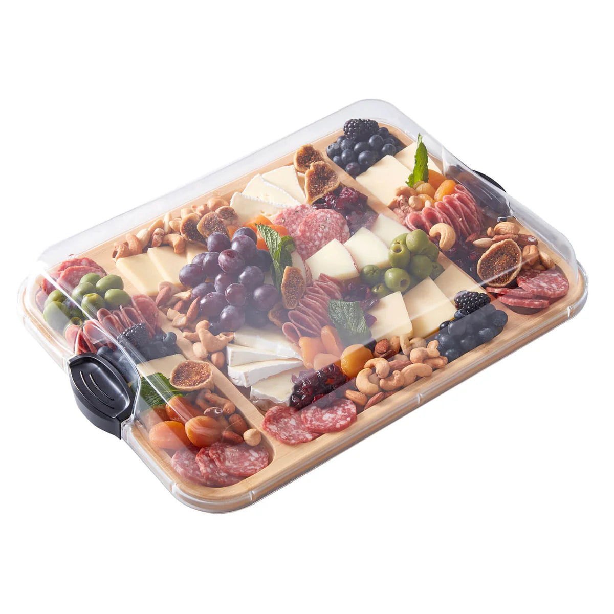 Farberware Build-a-Board Rectangular Serving Platter, 3 Sections