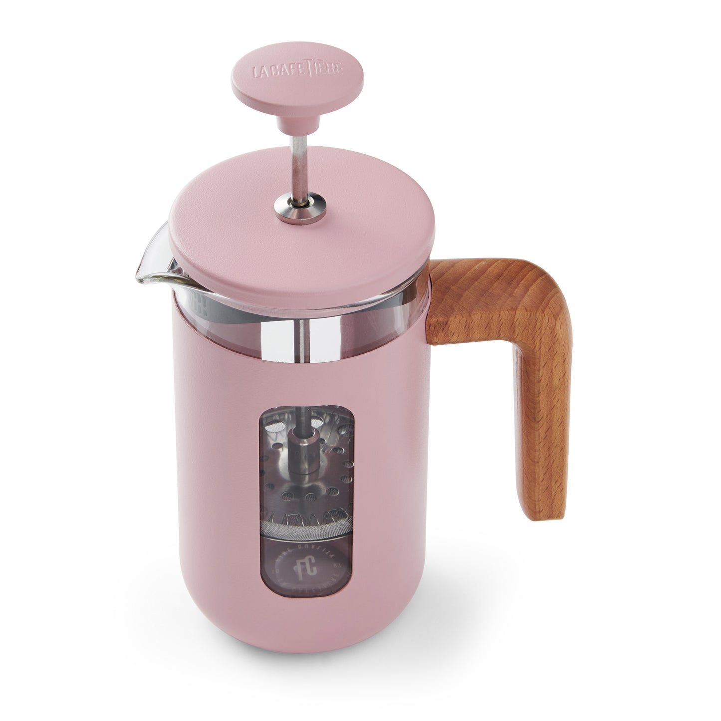 La Cafetière Pisa 3 Cup Cafetière Pink