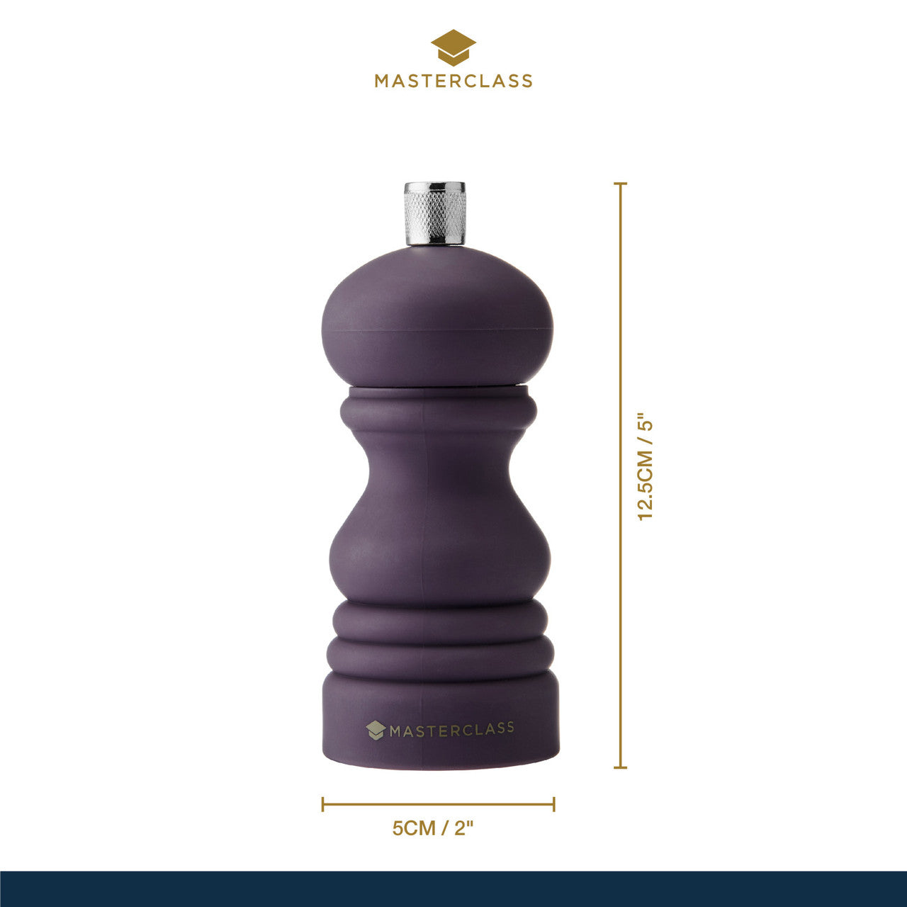 Salt or Pepper Mill Purple 12cm