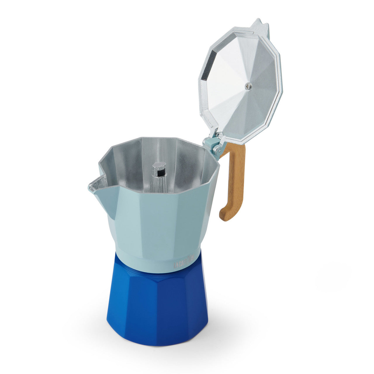 La Cafetière Venice 6 Cup Espresso Maker - Sky Blue, Two Tone