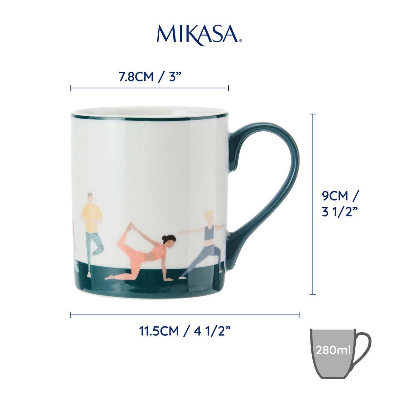 Mikasa Porcelain Yoga Mug