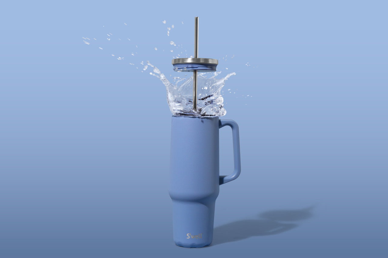 S'well Tumbler XL Hydrangea Blue Salt
