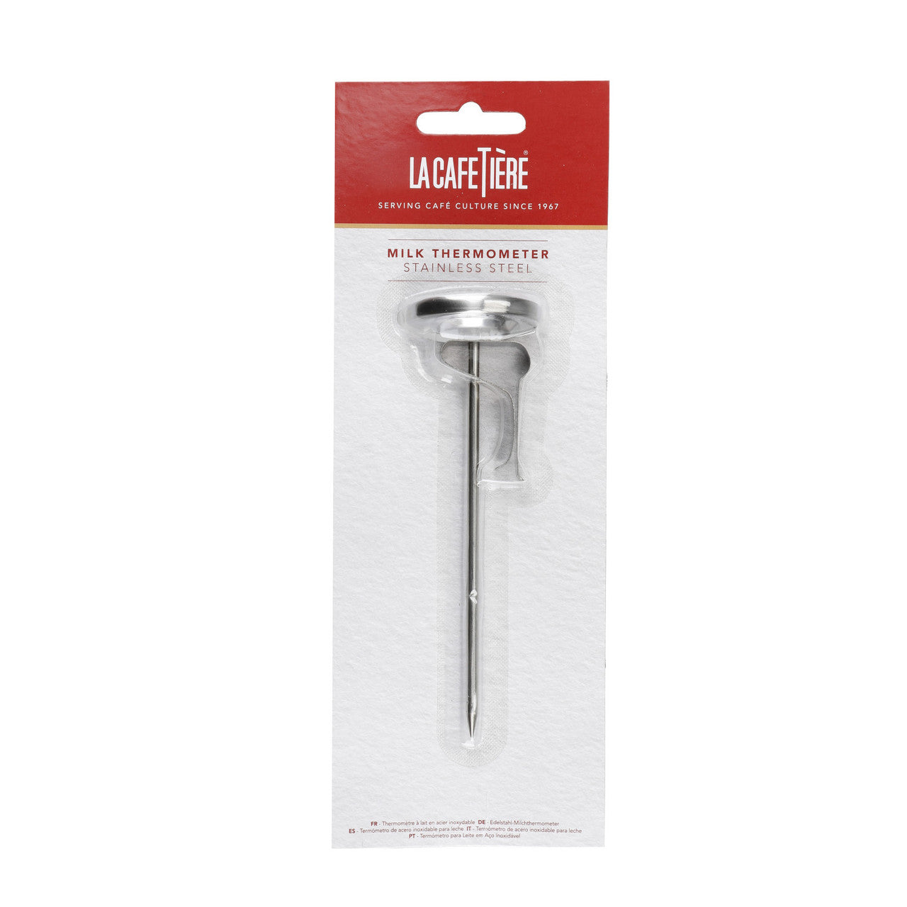 La Cafetière Milk Frother Thermometer, Stainless Steel