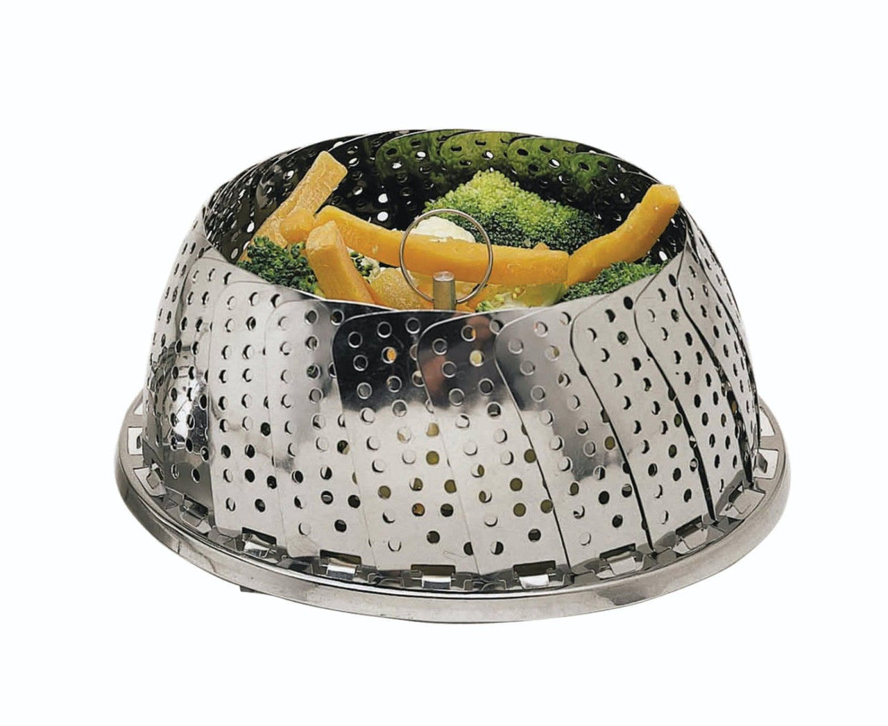 Stainless Steel Collapsible Steaming Basket, 28cm
