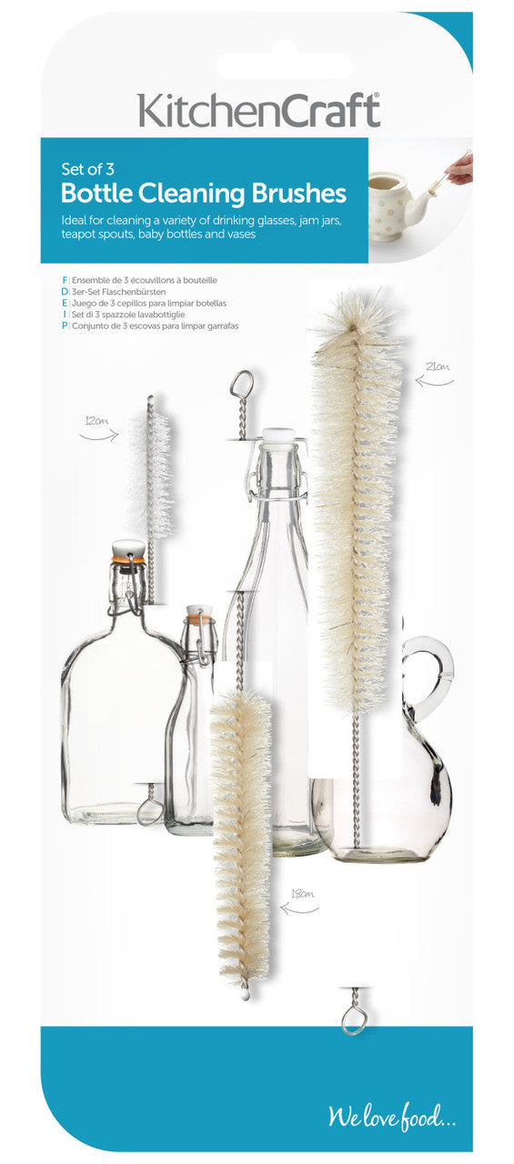 Bottle Cleaning Brushes 3 Pack