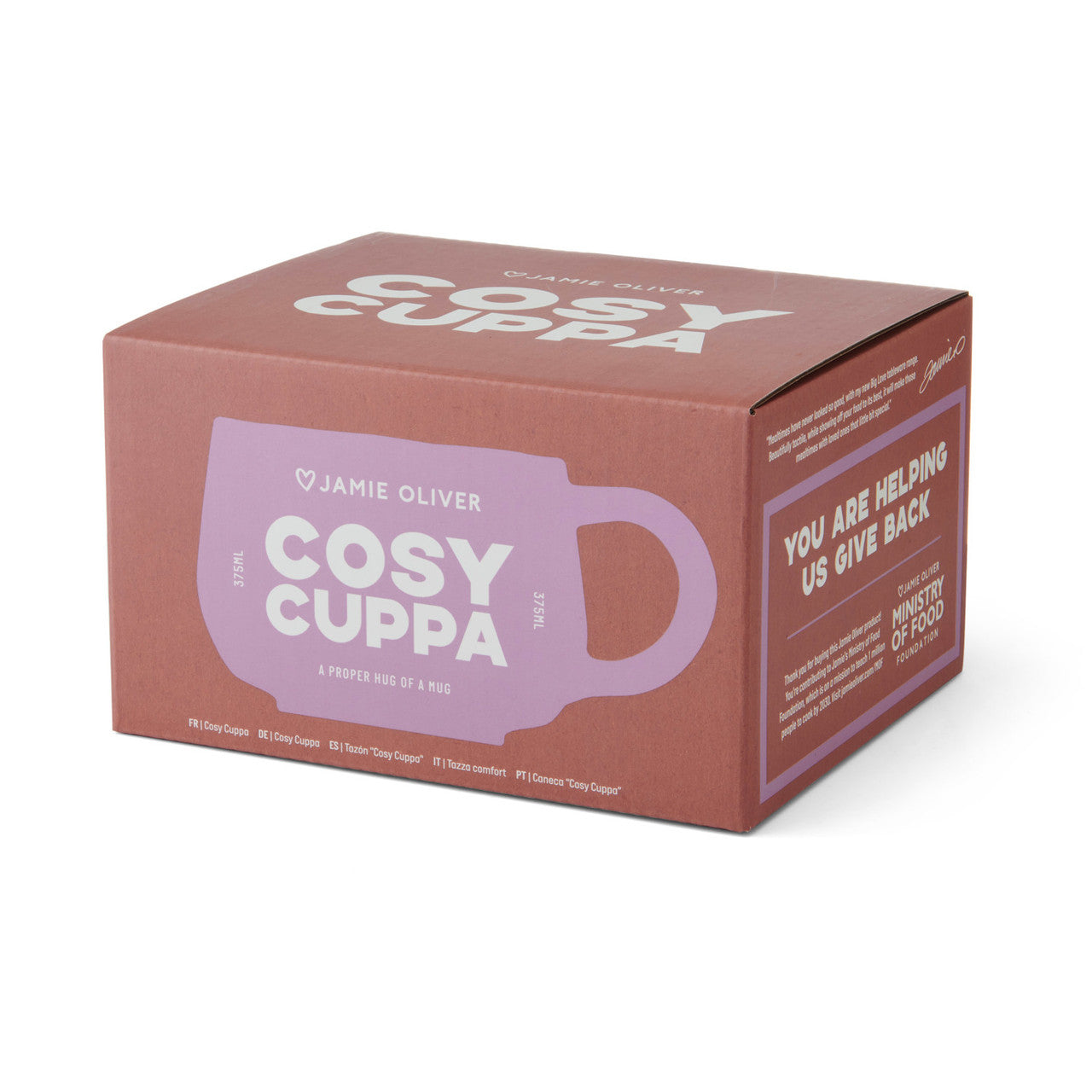 Jamie Oliver 'Cosy Cuppa' Mug White