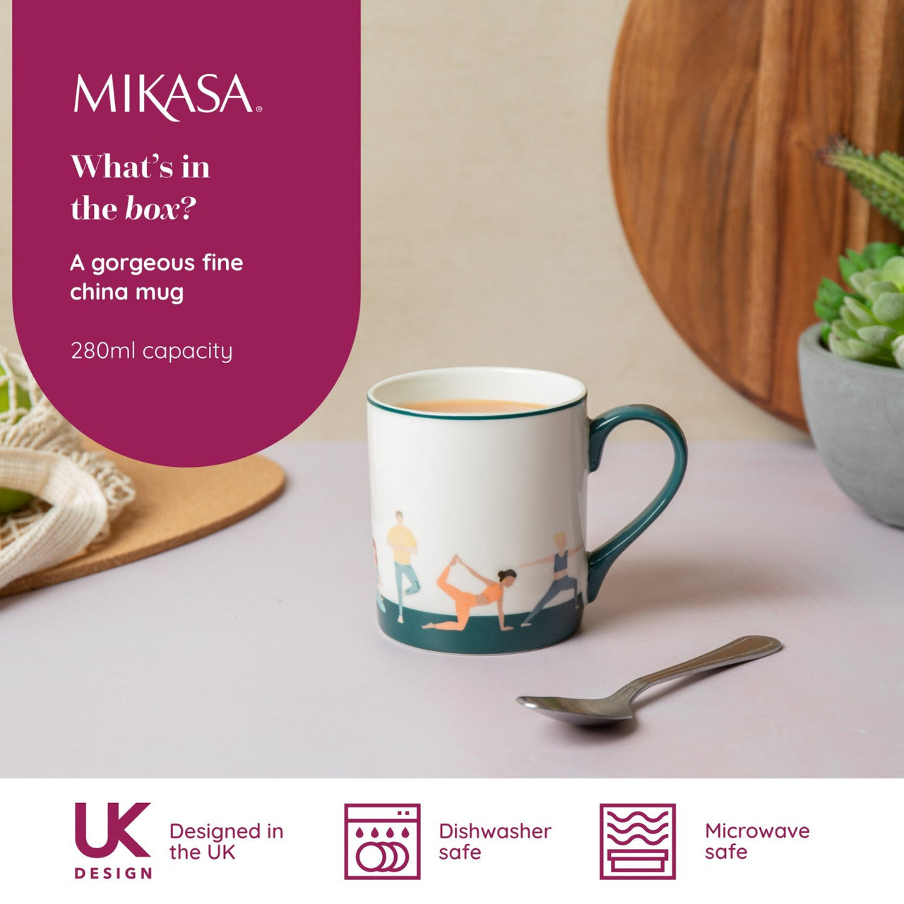Mikasa Porcelain Yoga Mug