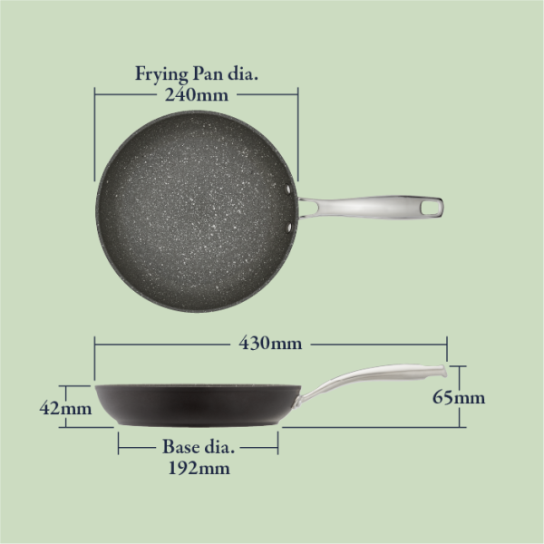 Stellar Rocktanium 24cm Non Stick Frying Pan