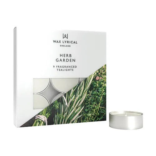 Herb Garden Scented Tealights 9 Pack