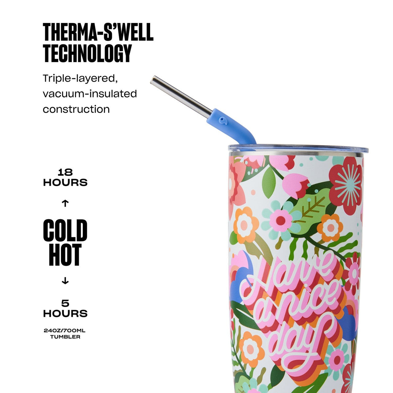 S'well Tumbler With Straw - Steffi Lynn Design