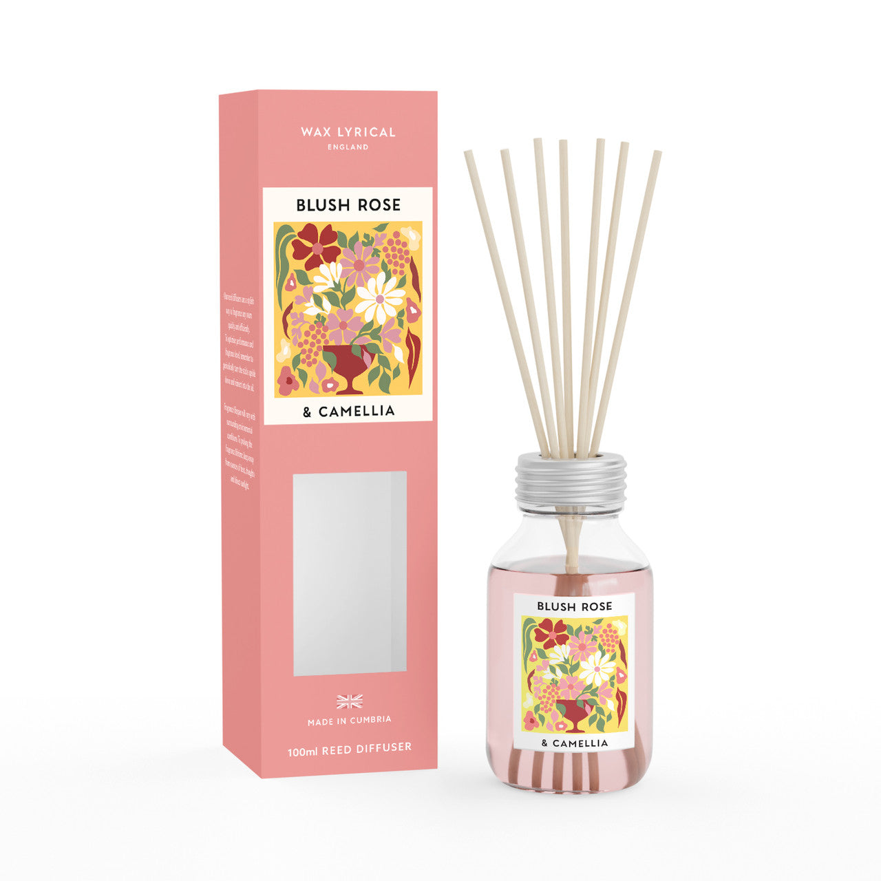 Blush Rose & Camellia Reed Diffuser 100ml