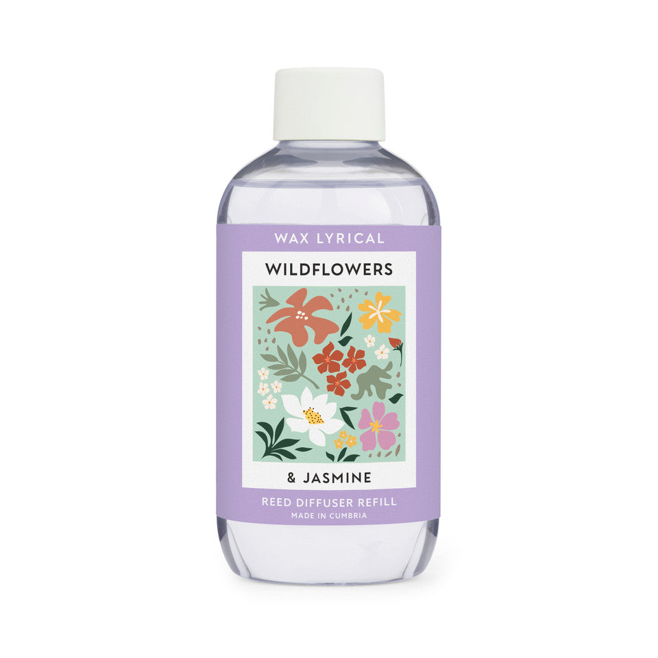 Wildflowers & Jasmine Scented Reed Diffuser Refill