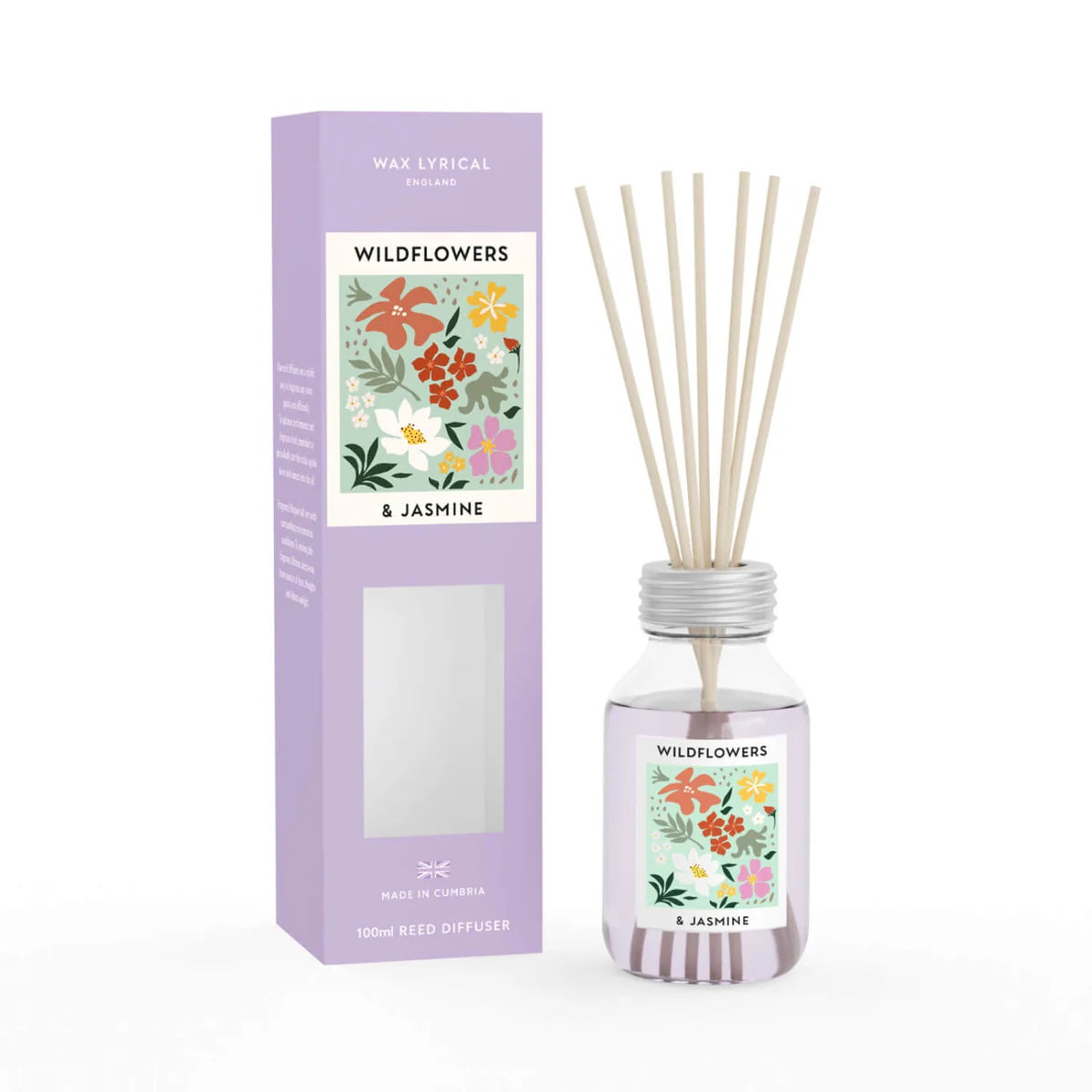 Wildflowers & Jasmine Scented Reed Diffuser 100ml