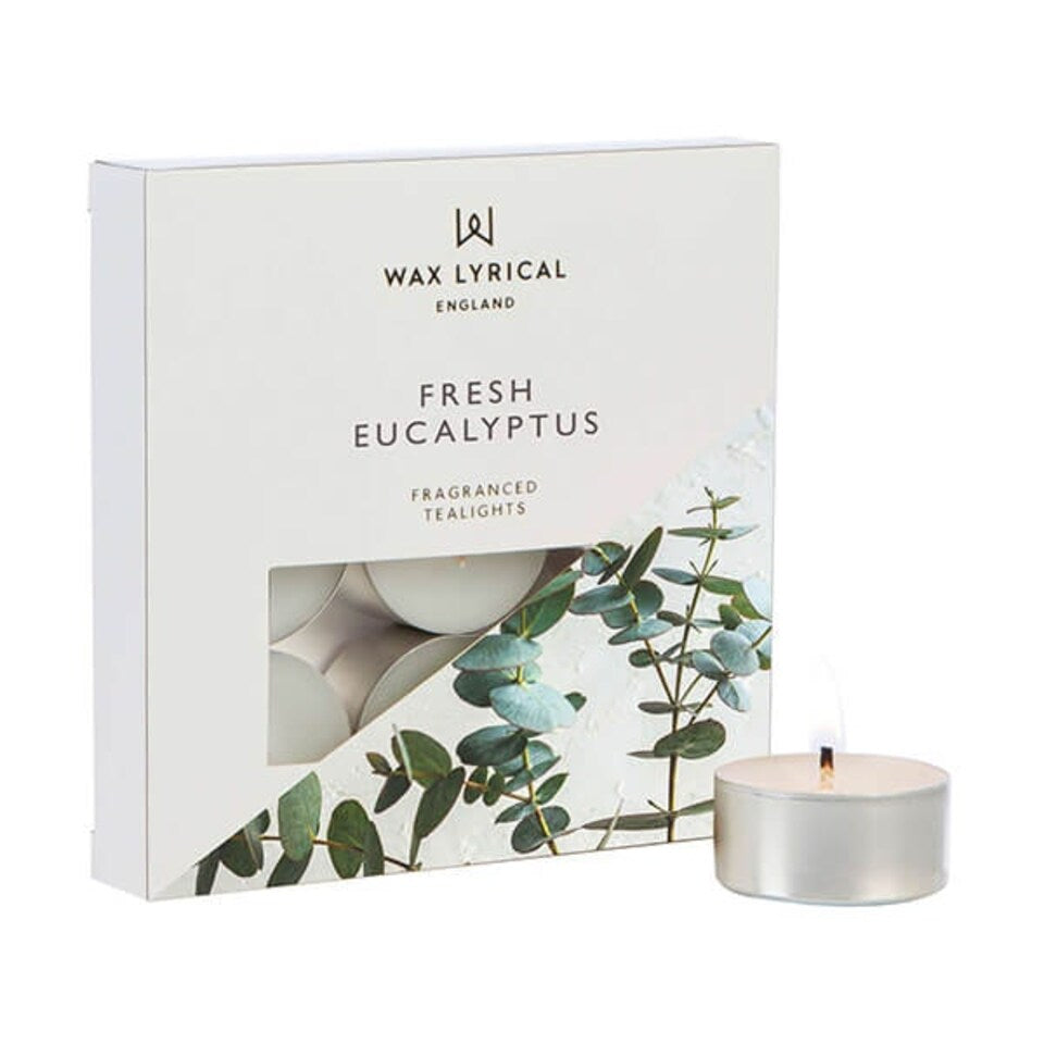 Fresh Eucalyptus Scented Tealights 9 pack