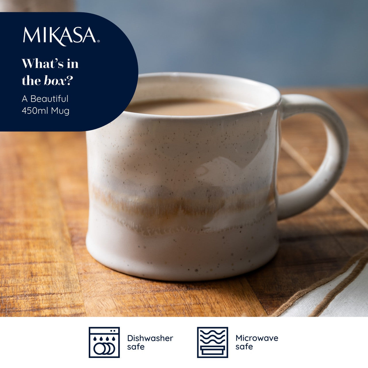 Mikasa White Glaze Mug