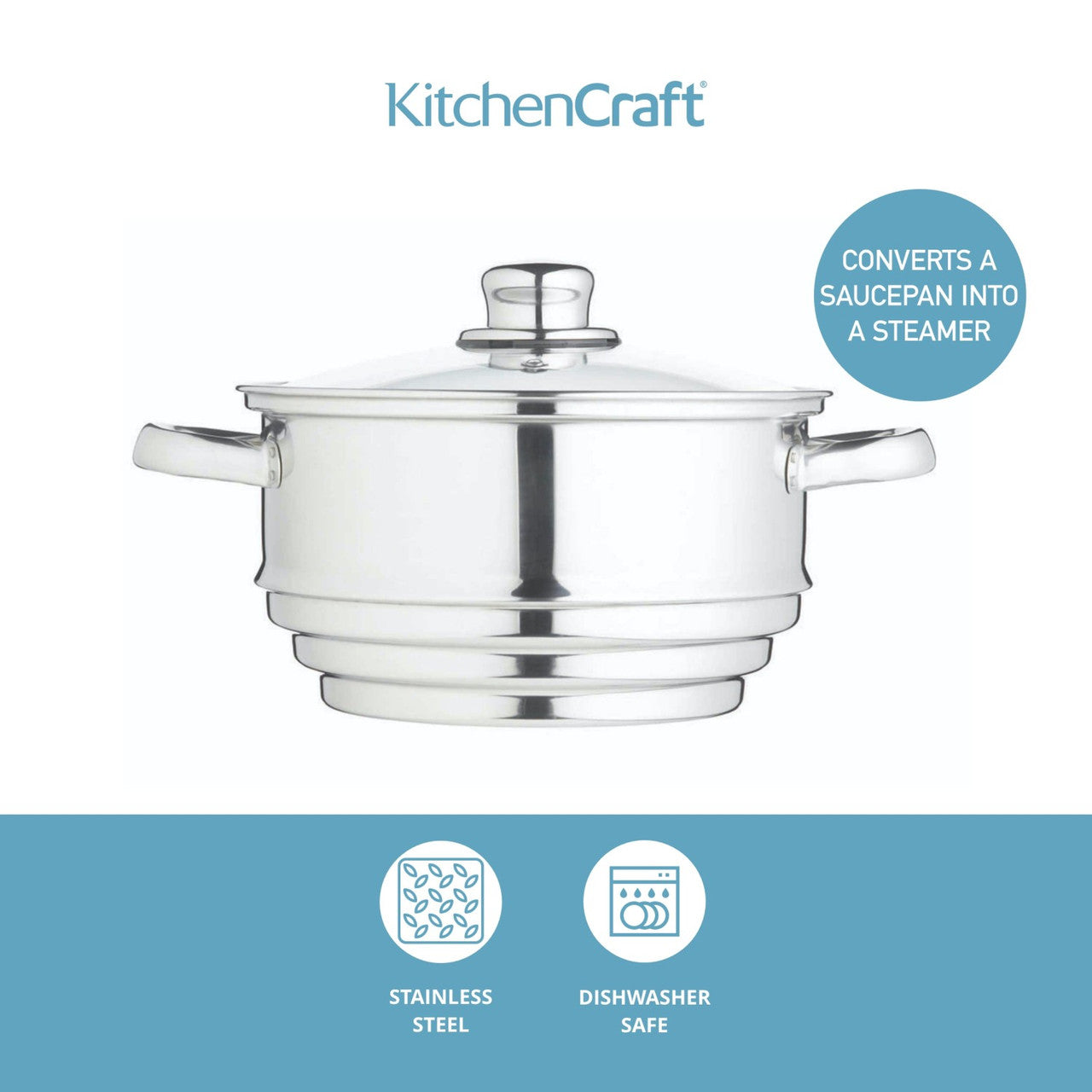 Stainless Steel Universal Steamer 20cm