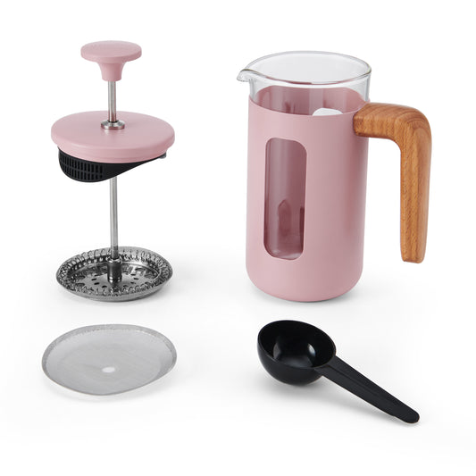 La Cafetière Pisa 3 Cup Cafetière Pink
