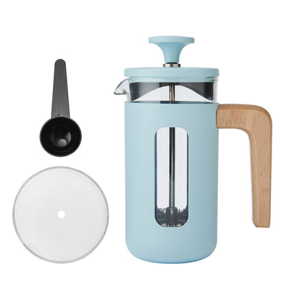 La Cafetière Pisa 3 Cup Cafetière Sky Blue