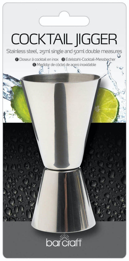 BarCraft Stainless Steel Dual Spirit Measure