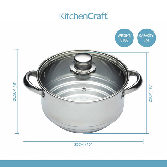 Stainless Steel Universal Steamer 20cm