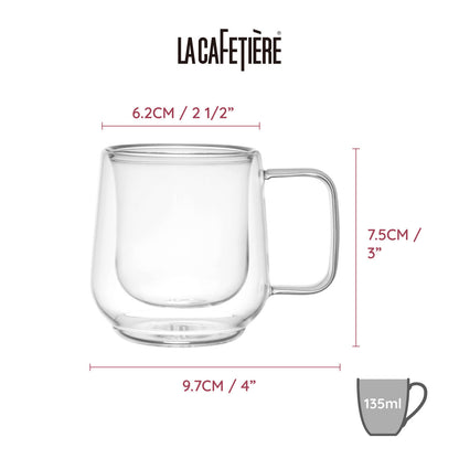 La Cafetiere Siena Espresso Cups (2 pack)