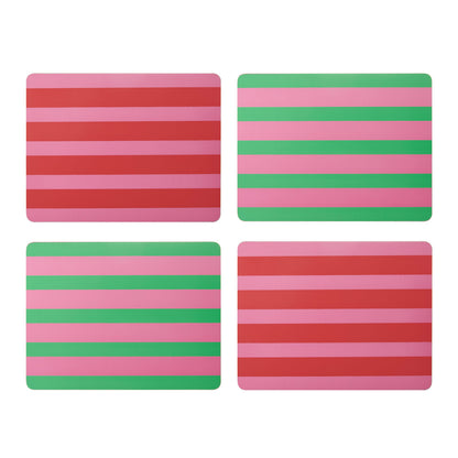 Creative Tops Pink & Green Stripe Placemats