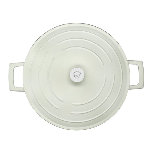MasterClass Cast Aluminium Shallow Casserole Dish, 4L, Mint Green