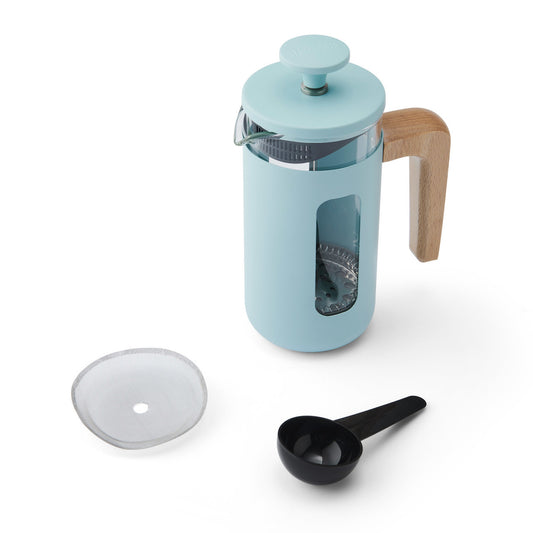 La Cafetière Pisa 3 Cup Cafetière Sky Blue