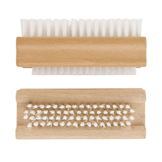 Double Sided Wooden Nail Brush
